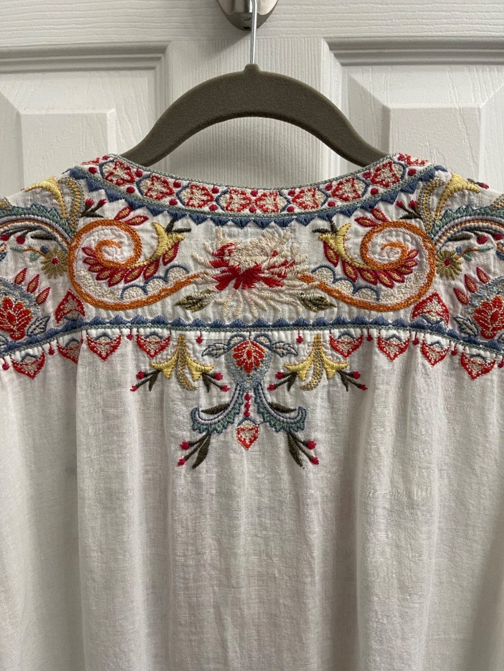 Johnny Was Workshop Embroidered Tunic - Picture 6 of 8